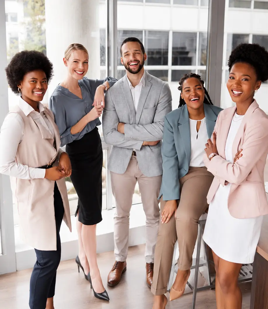 group photo of employees